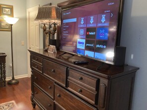 Master Bedroom with 43" TV