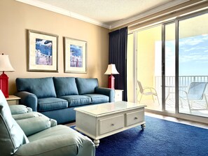 Brand new living room furniture with a sleeping sofa