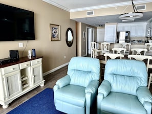 Brand new lazy boy glider chairs with a direct view of the ocean
