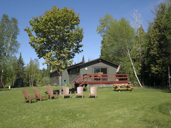 View from the lake.