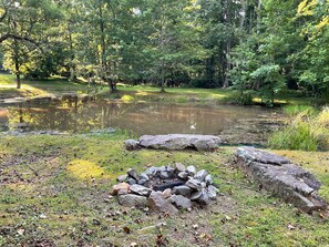 Pond and Firepit