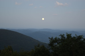 Moon rise as seen from the deck of 1925 High Ridge Place