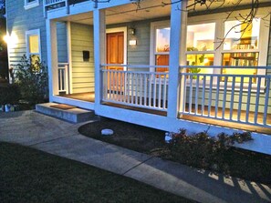 Front entrance and deck