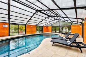 Welcome to your private heated indoor pool!
