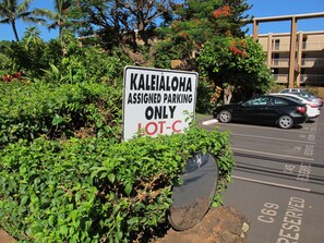 Free off street parking. Please park only in lot 'C' Space 51.