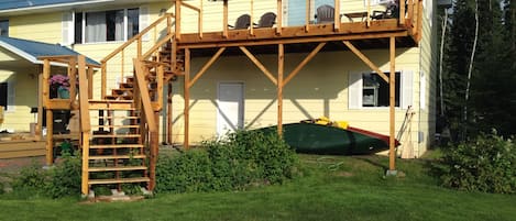 the deck off the master bedroom