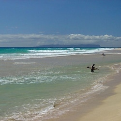 Kekaha Beach has lifeguard park area