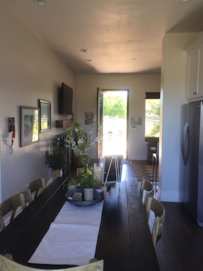 Spacious kitchen and surrounded by vineyard views! 