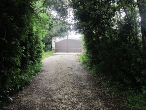 gate at the entrance