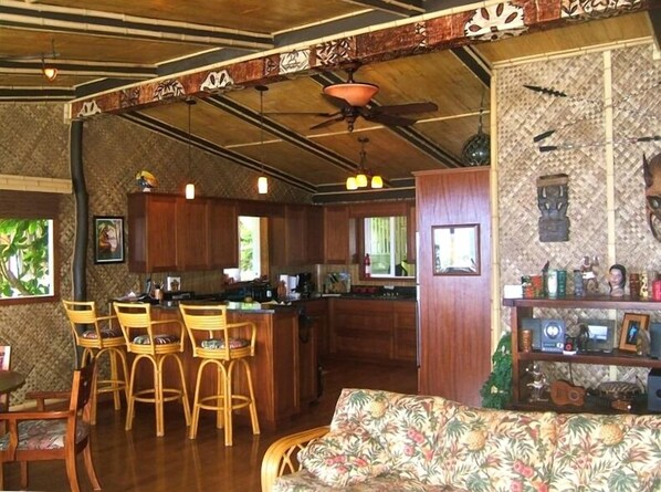 house living/dining room & kitchen