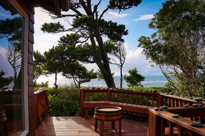 Deck with ocean view