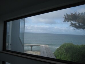 View from stairway