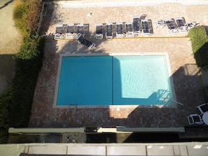 Pool View from Balcony