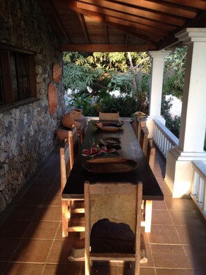 Outdoor dining