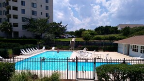 Large pool at clubhouse