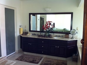 New remodeled cabinets in the Master bedroom