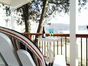 View from your porch to enjoy a glass of wine.