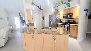 Kitchen area from dining room
