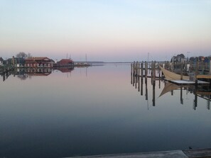 View of St Michaels Harbor from Park one block from House