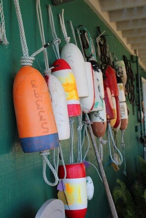 Buoys found on the beach