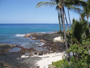 Our View of the beautiful 'tide pools.'