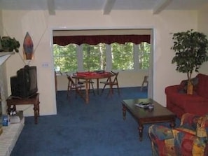 Living Room and Attached Sun room