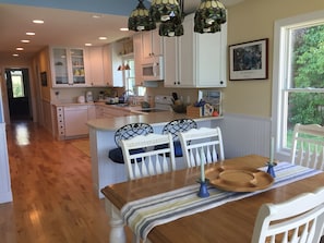 Dining area adjacent to kitchen