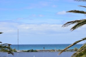 Utsikt mot havet/stranden