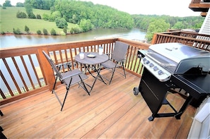 Table and Chairs, Barbecue Grill Main Level Deck