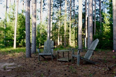 Stunning Log Retreat Nestled in Native Prairie/Woodland Setting