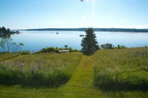 View from house towards water.