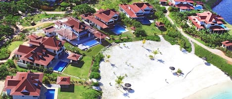 One of the private beaches on Eden Island