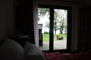 Schlafzimmer Ausblick Suite am See