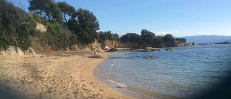 Plage d’aspretto....à pied