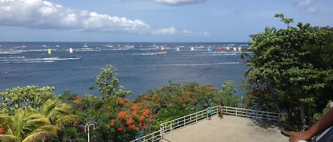 Vue sur la mer à partir de la terrasse
