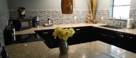 Granite counters and a wonderful space to start your day.