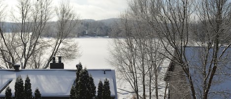 WINTER LAKE VIEW FROM BALCONY
