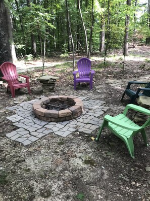 Fire pit area