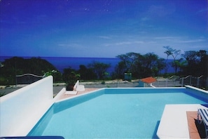 Pool overlooking Pacific Ocean.