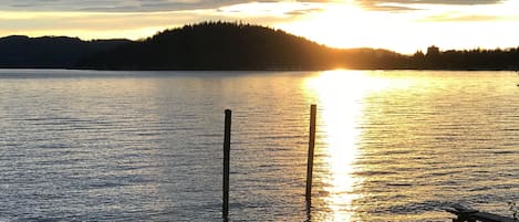 Picture of Lake Coeur d'Alene.  This is not a view from our unit. 