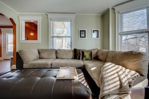 Living Room overlooking the gardens.