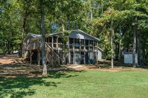 Back of house. Two stories of lake views!