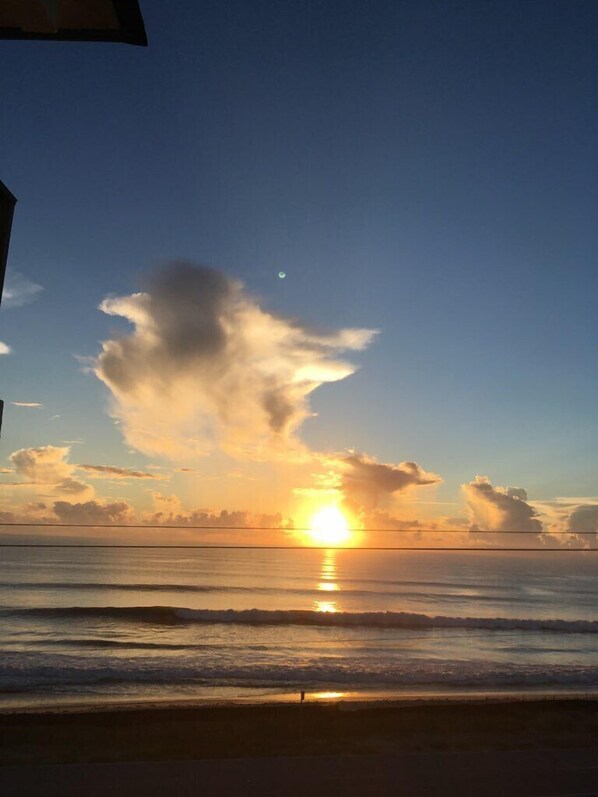 Sunrise from the balcony,
