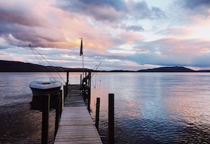 Sunset from private dock