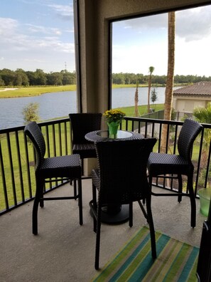  A peek at the pool from the Lanai as well as the 11th hole!