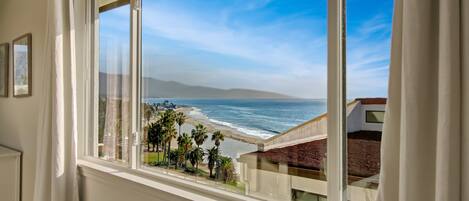 Views from master bedroom of Leadbetter Beach and our gorgeous coastline!