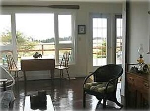 Living room with ocean view.