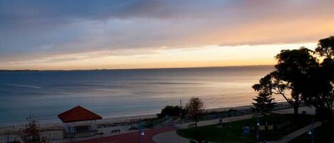 Vista para a praia ou o mar