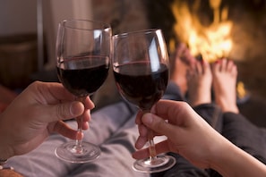 Romantic wood fires