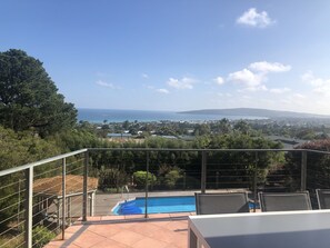 View from balcony dining table